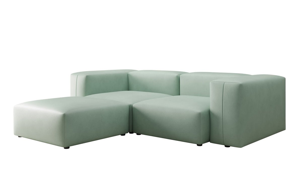 Designer L Sofa Snug Mini a Echtleder