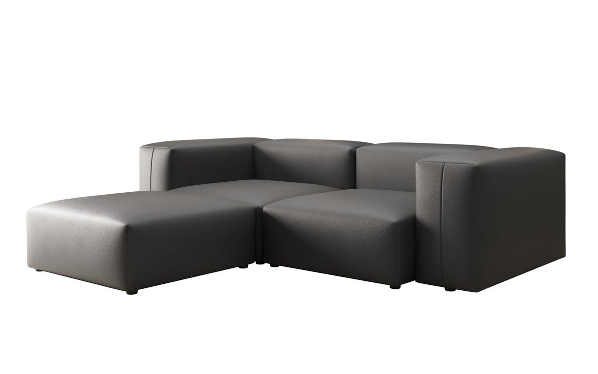Designer L Sofa Snug Mini a Echtleder