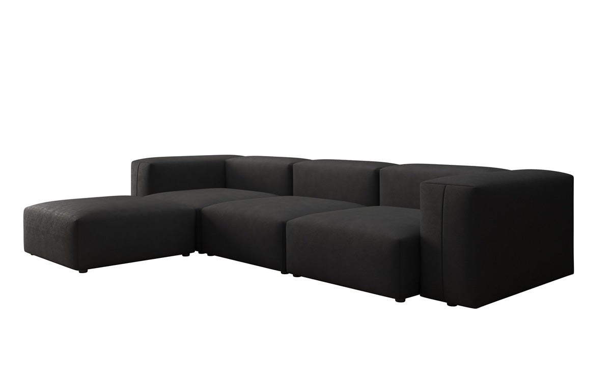 Designer L Sofa Snug in Fabric
