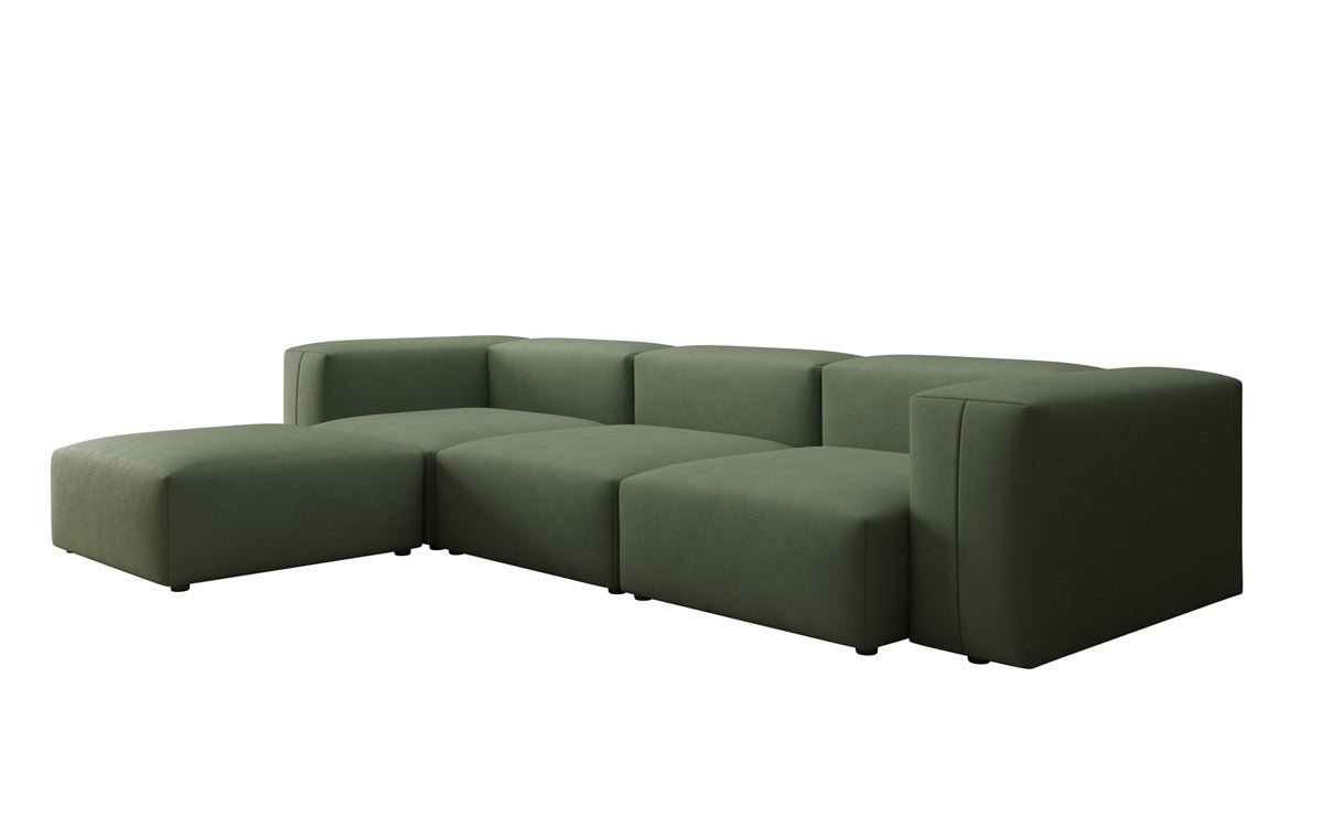 Designer L Sofa Snug in Fabric
