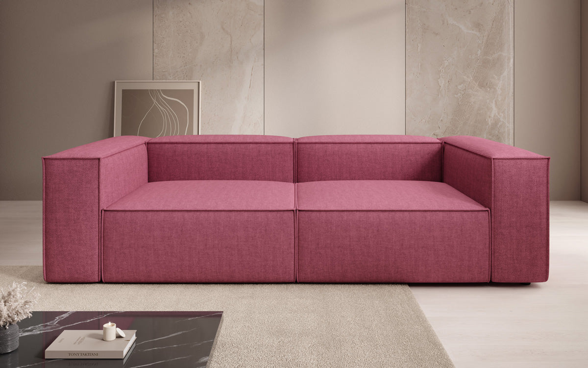 Canapé design Lesley 3 places aspect lin