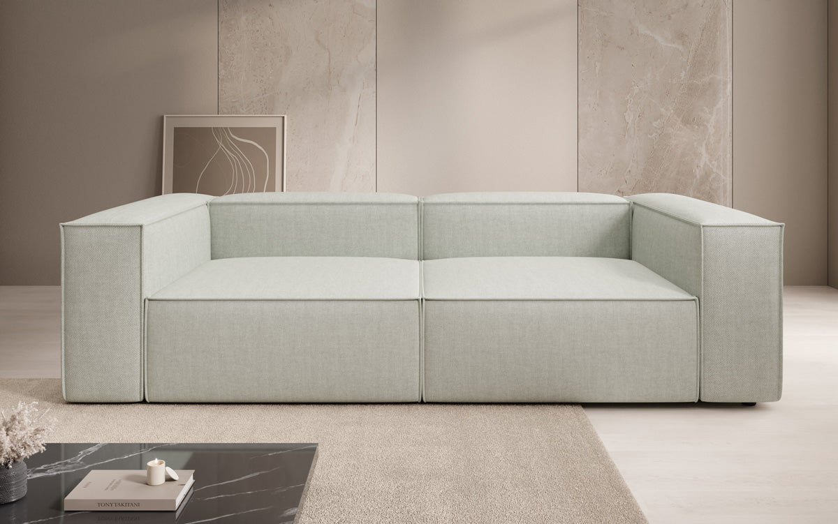 Canapé design Lesley 3 places aspect lin
