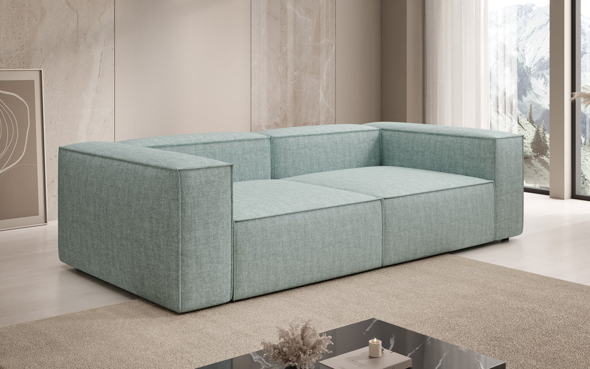 Canapé design Lesley 3 places aspect lin