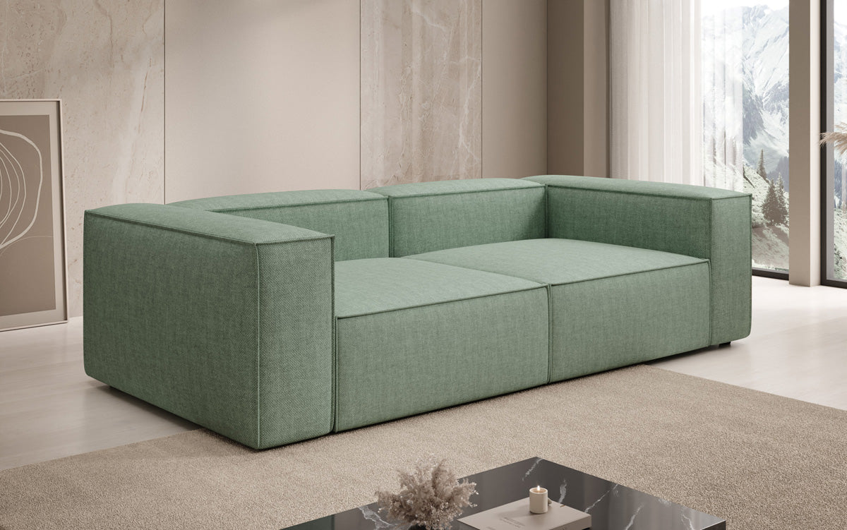 Canapé design Lesley 3 places aspect lin