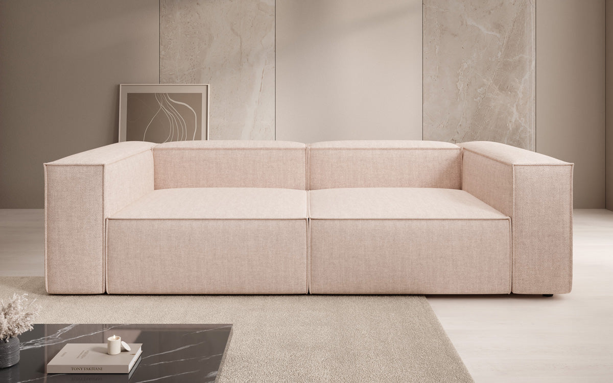 Canapé design Lesley 3 places aspect lin