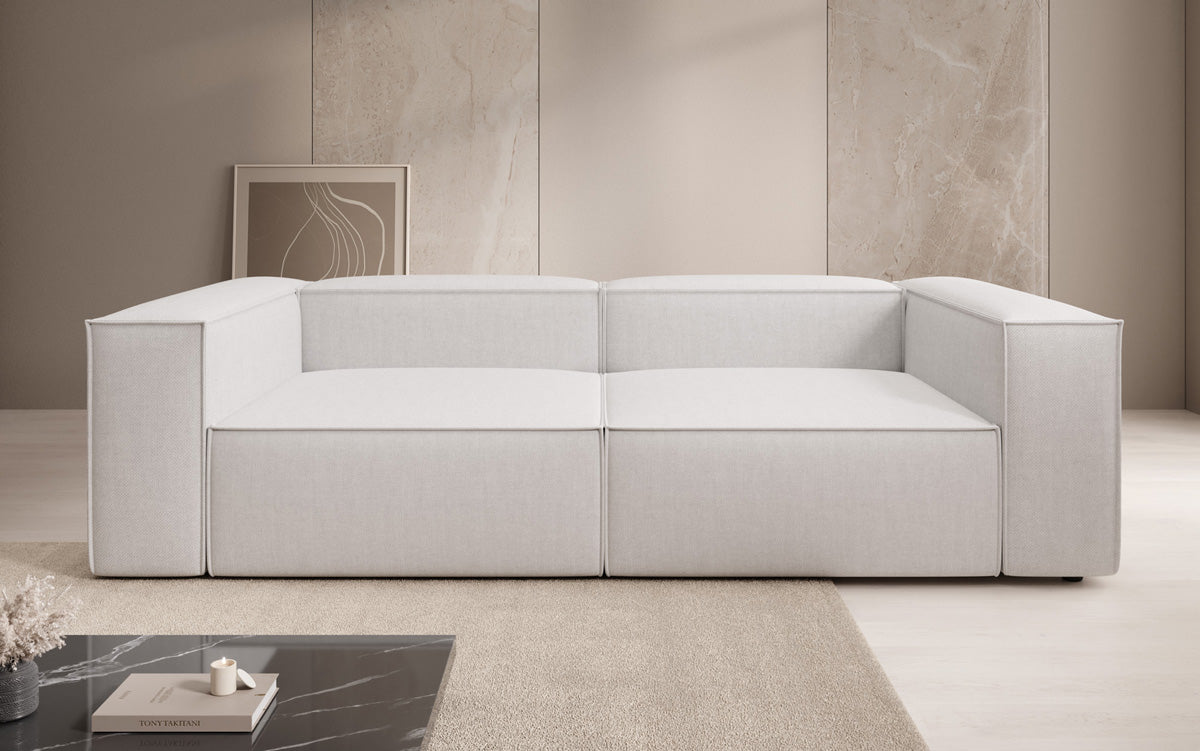 Canapé design Lesley 3 places aspect lin