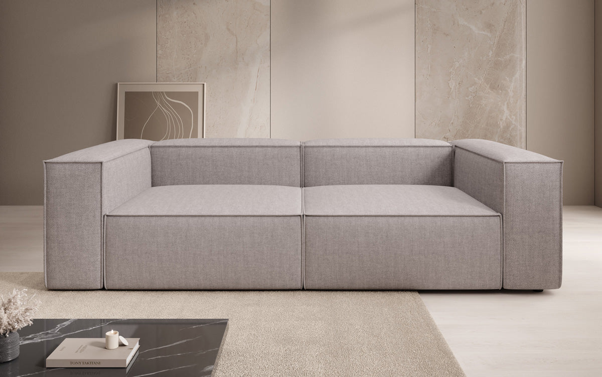 Canapé design Lesley 3 places aspect lin