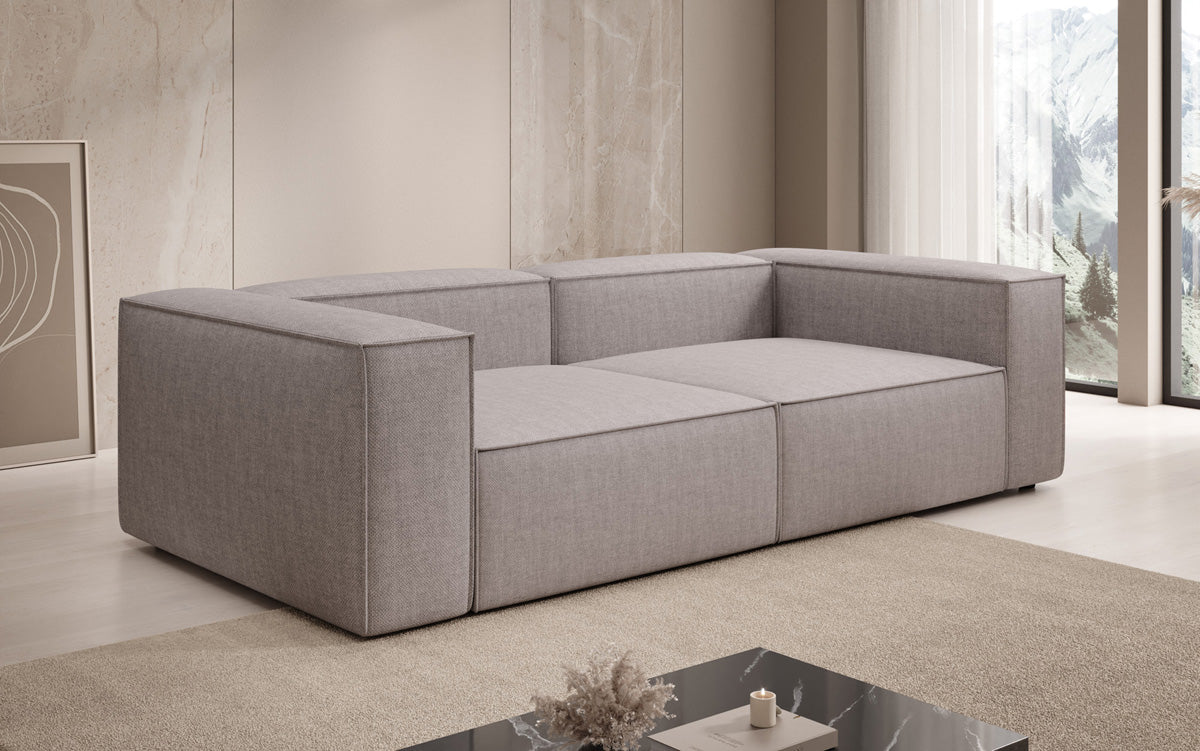Canapé design Lesley 3 places aspect lin