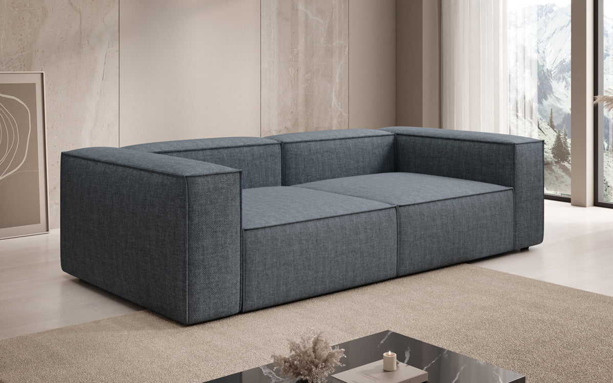 Canapé design Lesley 3 places aspect lin