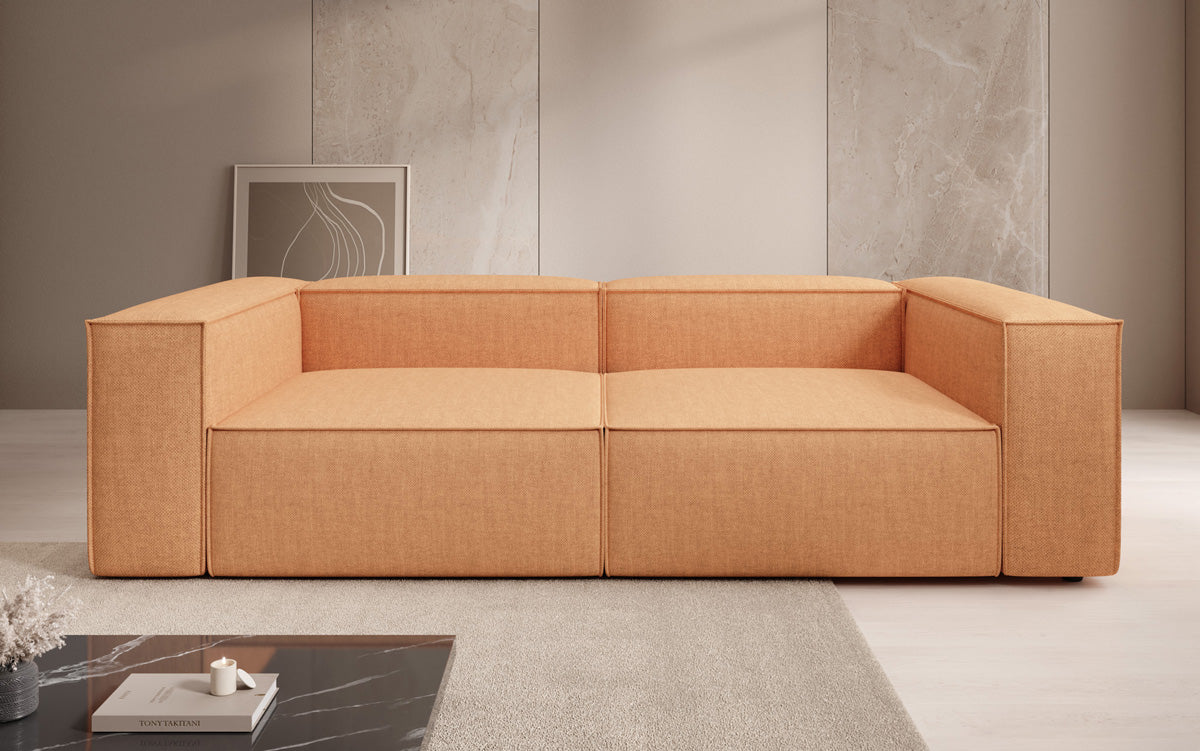 Canapé design Lesley 3 places aspect lin