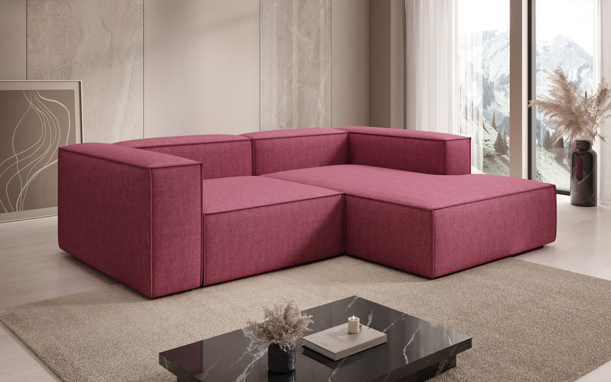 Designer Ecksofa Lesley Mini a Lengen-Optik