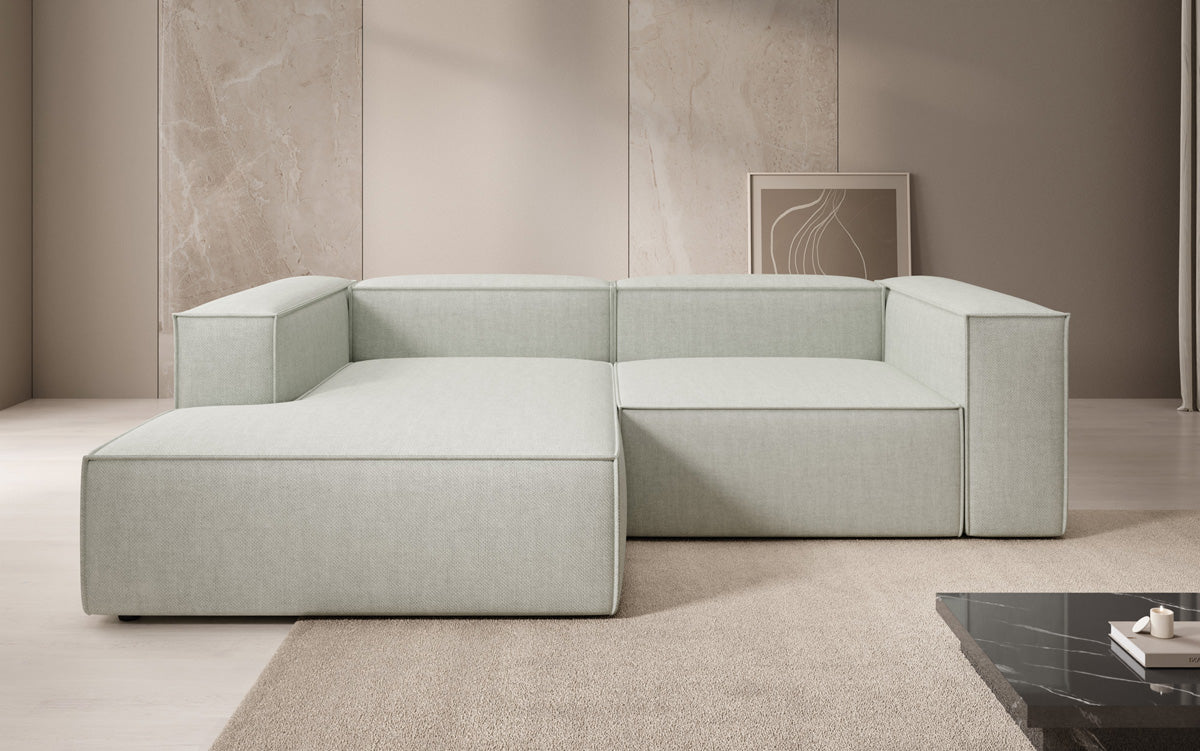 Designer Ecksofa Lesley Mini a Lengen-Optik