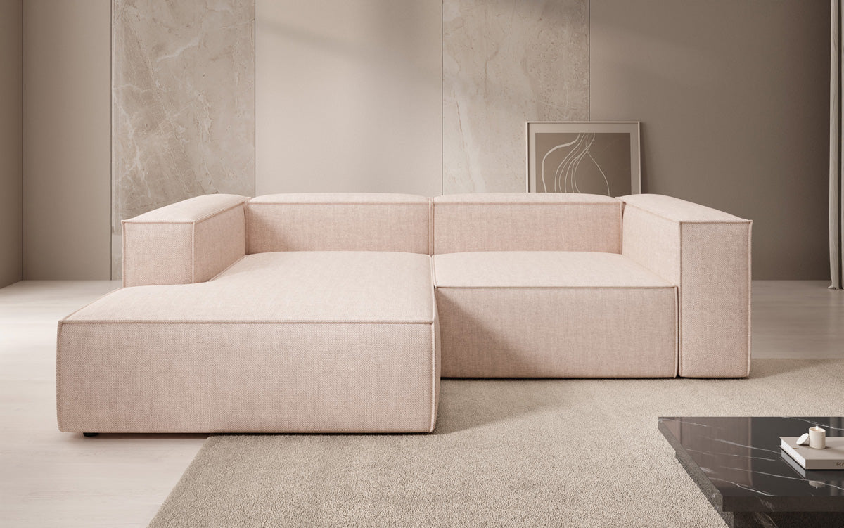 Designer Ecksofa Lesley Mini a Lengen-Optik