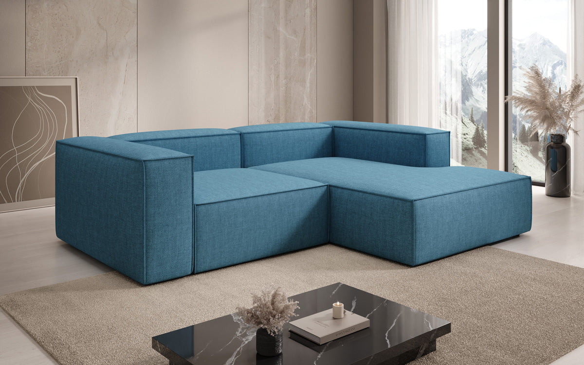 Designer Ecksofa Lesley Mini a Lengen-Optik