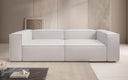 Canapé design Lesley 3 places en cuir véritable