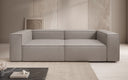 Canapé design Lesley 3 places en cuir véritable