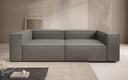 Canapé design Lesley 3 places en cuir véritable