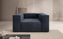 Designer sofa armchair Lesley in velvet