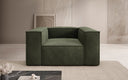 Designer sofa armchair Lesley in velvet