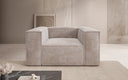 Canapé fauteuil designer Lesley en Côtelé