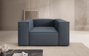 Designer Sofa-Sessel Lesley aus Stoff