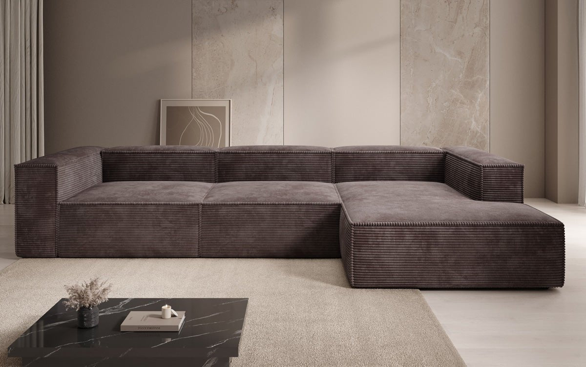 Designer Sofa Lesley L aus Cord