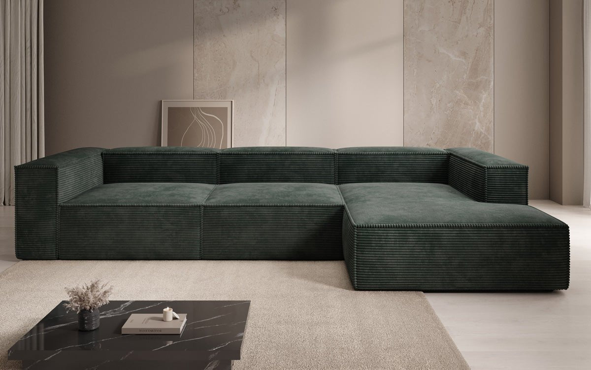 Designer Sofa Lesley L aus Cord