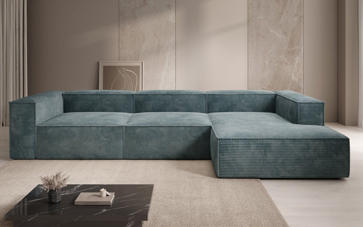 Designer Sofa Lesley L aus Cord