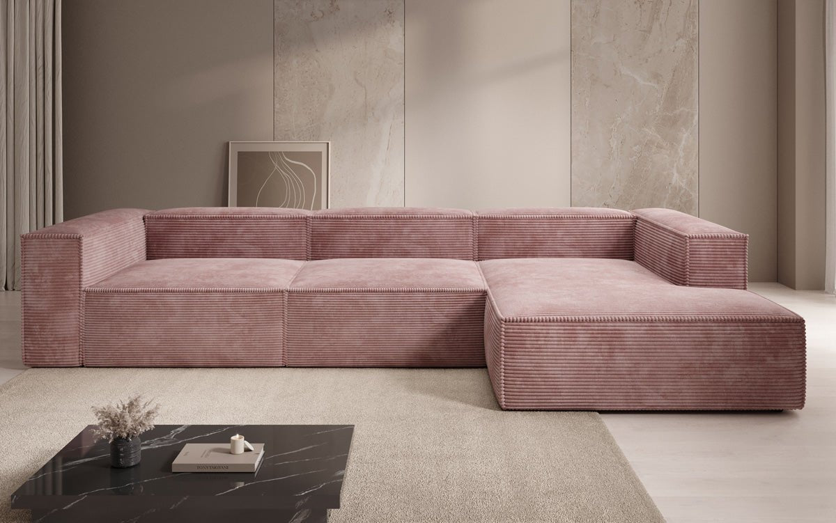 Designer Sofa Lesley L aus Cord