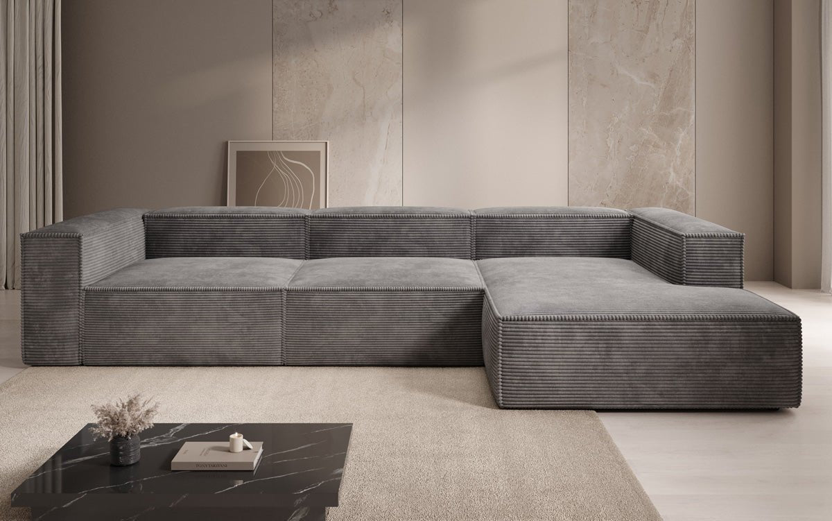 Designer Sofa Lesley L aus Cord