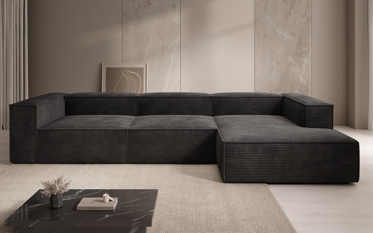 Designer Sofa Lesley L aus Cord