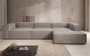 Canapé d’angle design Lesley en cuir véritable
