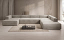 Designer Sofa Lesley U XXL in Samt