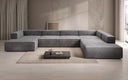 Designer Sofa Lesley U XXL in Samt