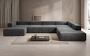 Designer Sofa Lesley U XXL in Samt