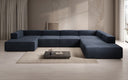 Designer Sofa Lesley U XXL in Samt