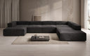 Designer Sofa Lesley U XXL aus Kord