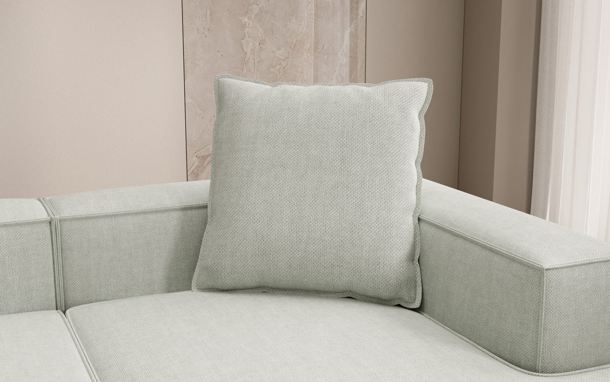 Zierkissen Lesley 60x60 in Leinen-Optik