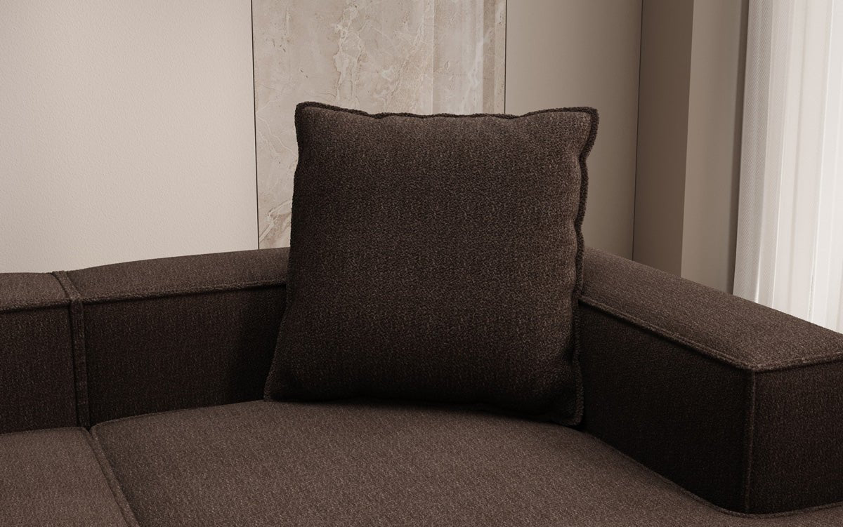 Zierkëssen Lesley 60x60 a Bouclé