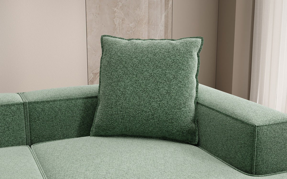 Coussin décoratif Lesley 60x60 en tissu structuré