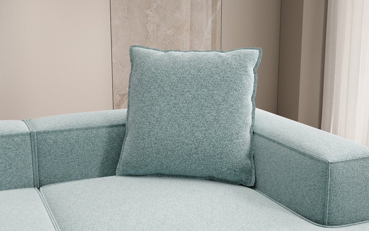 Coussin décoratif Lesley 60x60 en tissu structuré