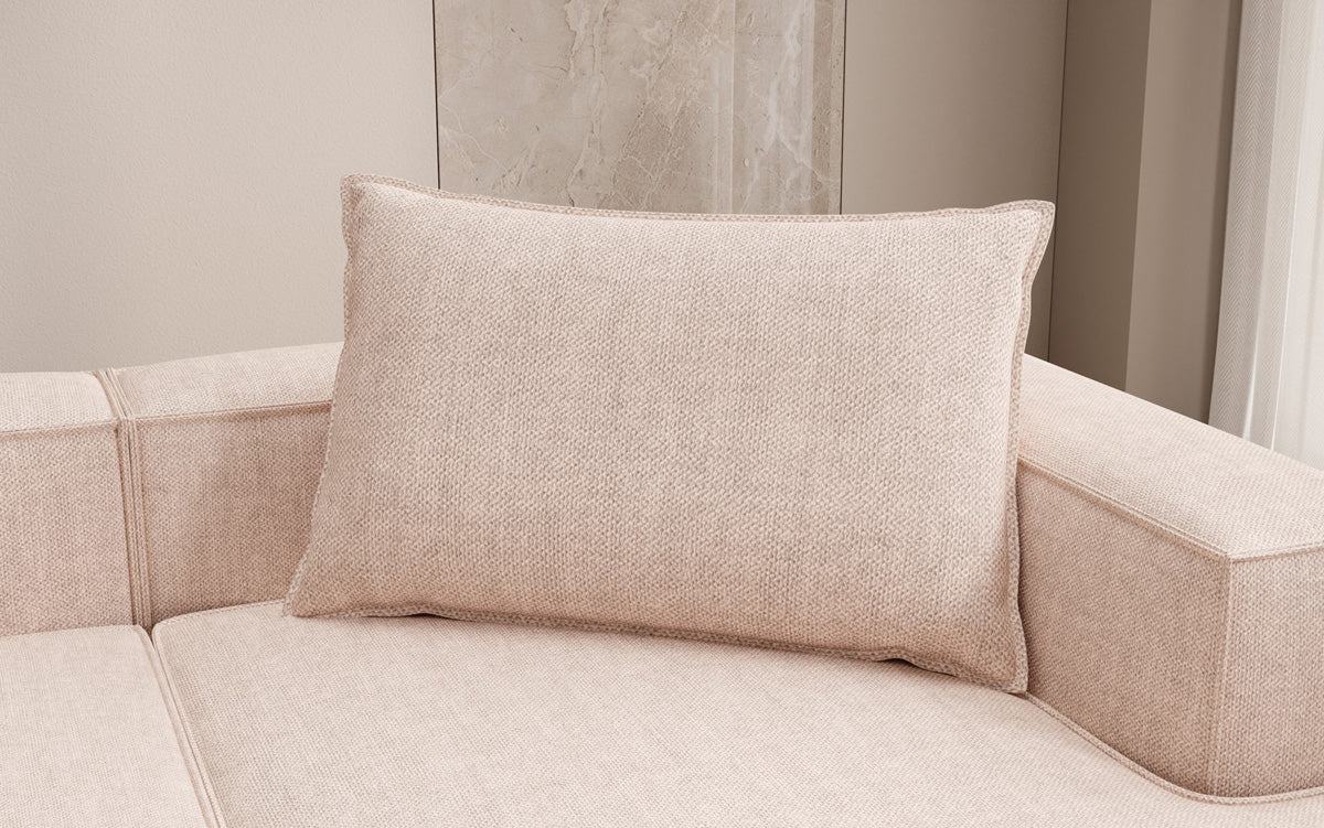 Decorative cushion Lesley 45x80 in linen look