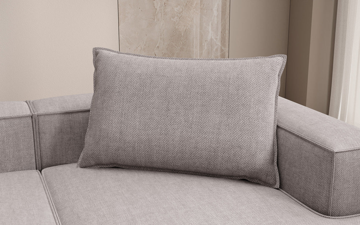 Decorative cushion Lesley 45x80 in linen look