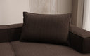 Coussin décoratif Lesley 45x80 en Bouclé