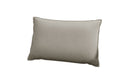 Coussin décoratif Lesley 45x80 en cuir véritable