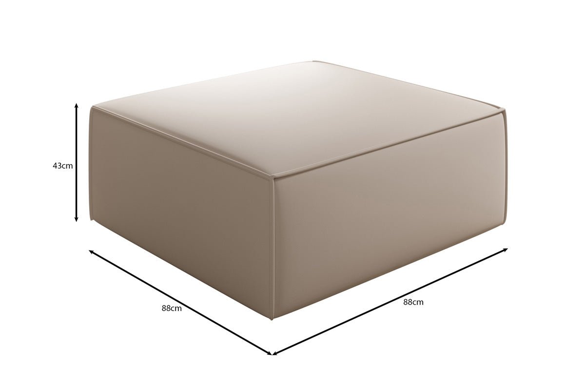 Lesley side stool in fabric
