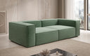 Canapé design Lesley 3 places en tissu texturé