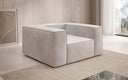 Designer sofa armchair Lesley in velvet