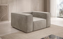 Designer sofa armchair Lesley in velvet