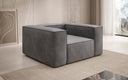 Designer sofa armchair Lesley in velvet